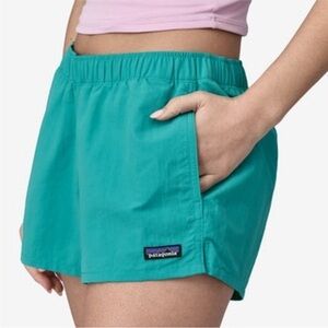 Patagonia Women’s Teal Barely Baggies Shorts - 2½"